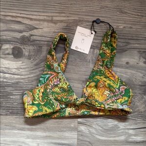 Skatie Penny Top Riviera Paisley Print XS NWT